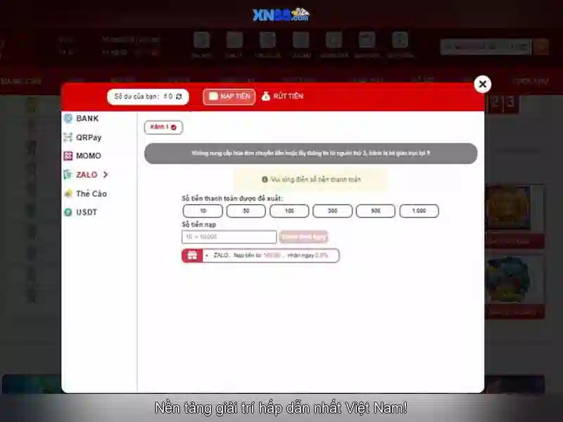 Danh sách trò chơi và chức năng Danh sách trò chơi và chức năng